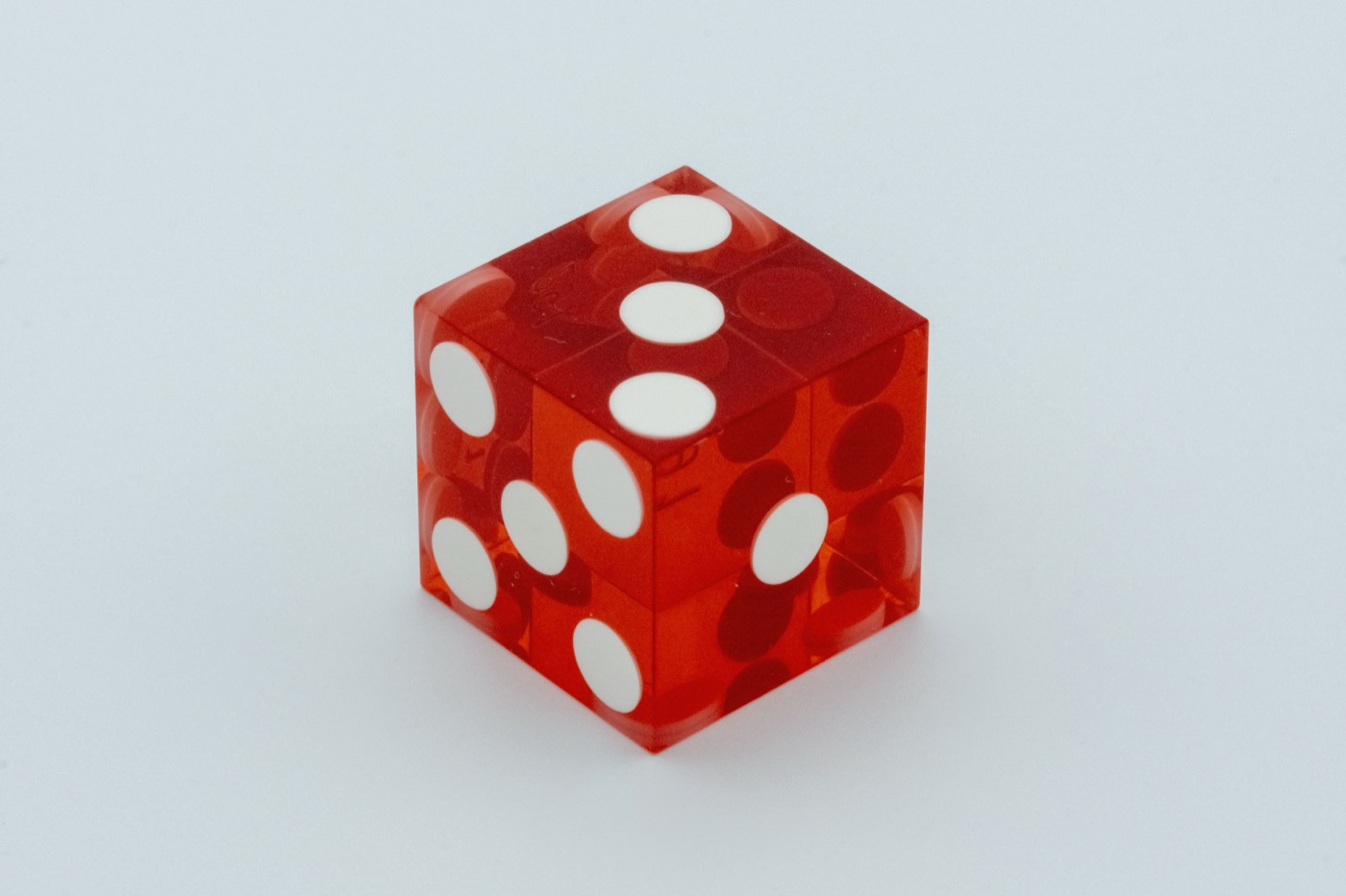 Red Casino-Style Die · red casino dice