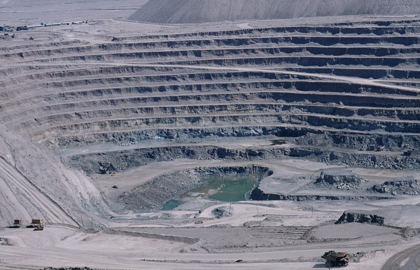 Chuquicamata copper mine · Chile · one of the world's largest open-pit copper mines